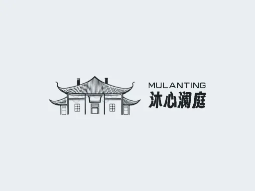 沐心澜庭LOGO图标设计