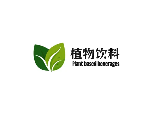 植物饮料logo设计