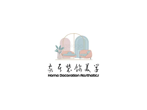 家居装饰美学Logo标志设计