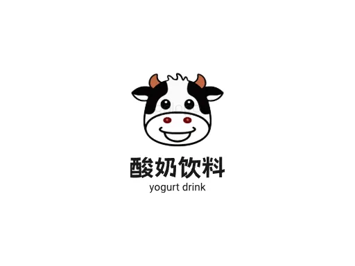 酸奶饮料店铺logo头像设计