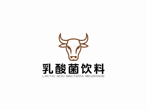 乳酸菌饮料Logo标志设计