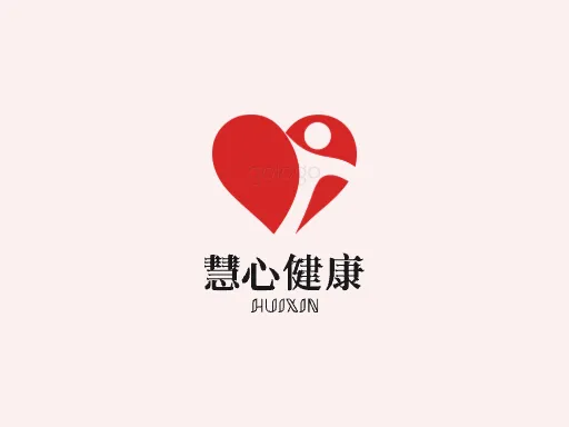 慧心健康店铺logo头像设计