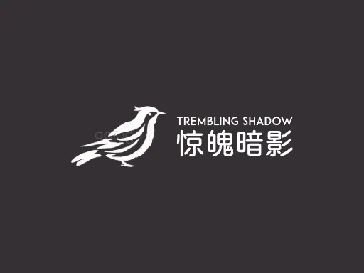 惊魄暗影Logo标志设计