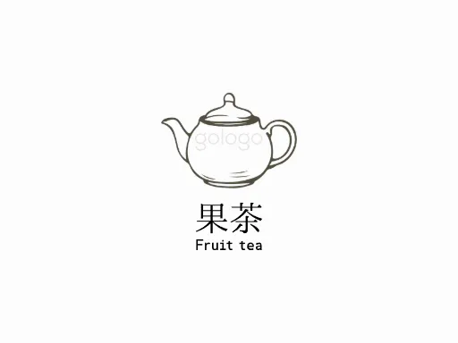 果茶Logo标志设计