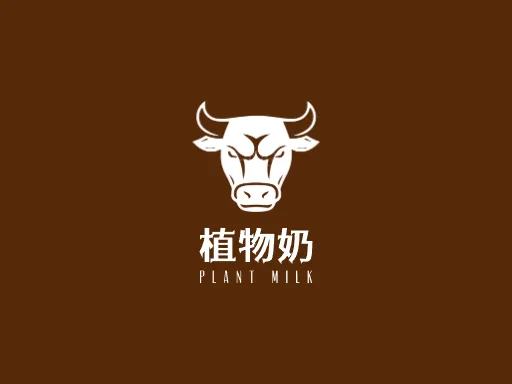 植物奶品牌logo设计