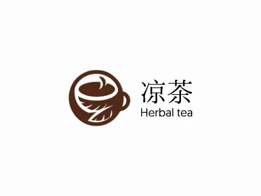 凉茶logo头像设计