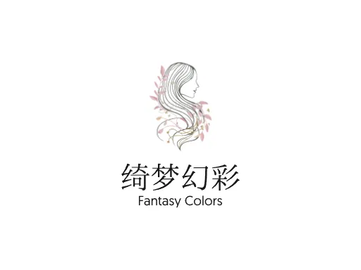 绮梦幻彩店铺logo头像设计