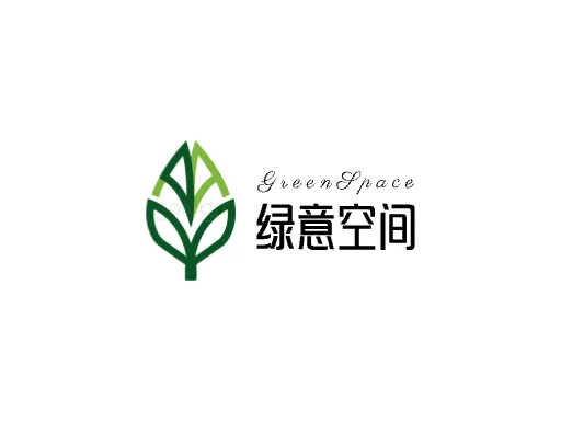 绿意空间logo头像设计