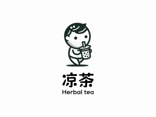 凉茶Logo标志设计