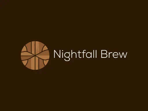 Nightfall Brew店铺logo头像设计