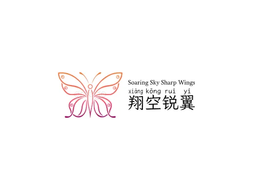 翔空锐翼logo头像设计