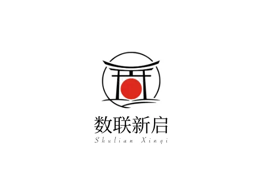 数联新启品牌logo设计