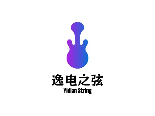 逸电之弦Logo标志设计