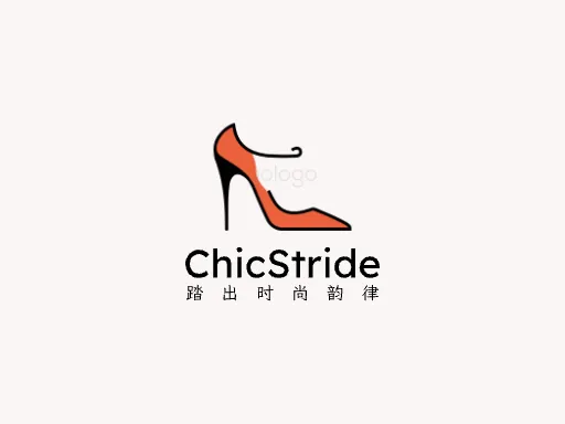 ChicStride品牌logo设计