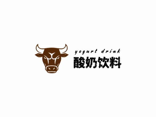 酸奶饮料门店logo设计