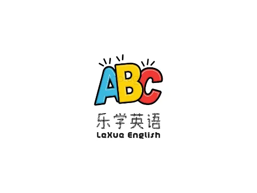 乐学英语Logo标志设计