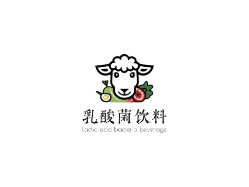 乳酸菌饮料Logo标志设计