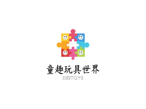 童趣玩具世界店铺logo设计