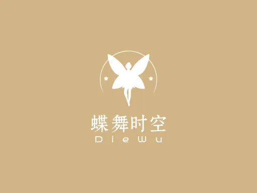 蝶舞时空Logo标志设计