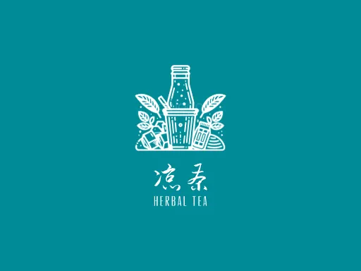 凉茶品牌logo设计