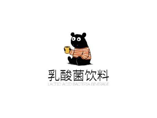 乳酸菌饮料Logo标志设计