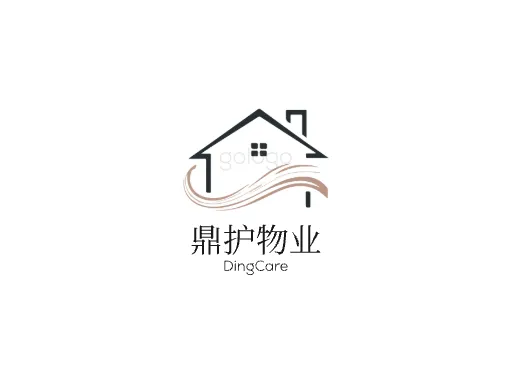 鼎护物业logo头像设计