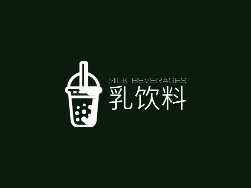 乳饮料logo头像设计