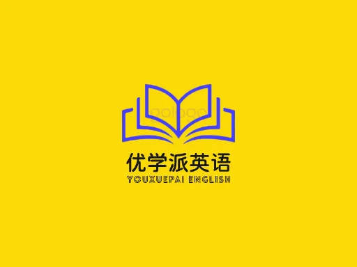 优学派英语LOGO图标设计