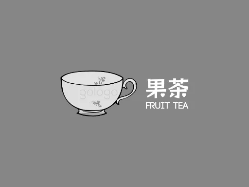果茶企业标志设计