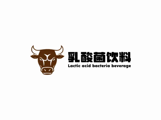 乳酸菌饮料Logo标志设计