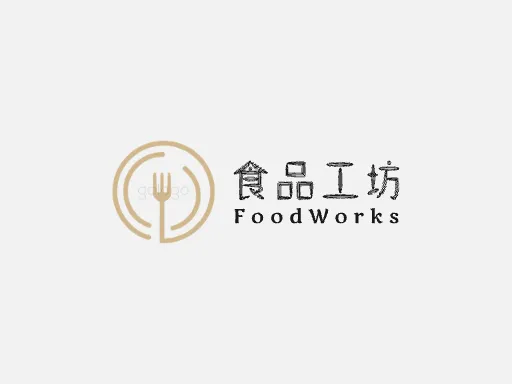 食品工坊Logo标志设计