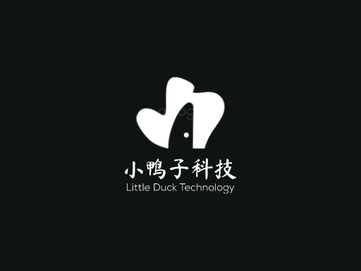 小鸭子科技品牌logo设计